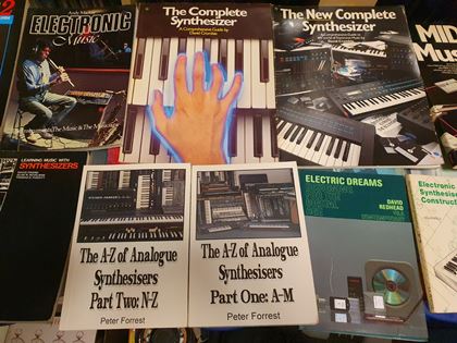 various-Large lot of synthesizer books